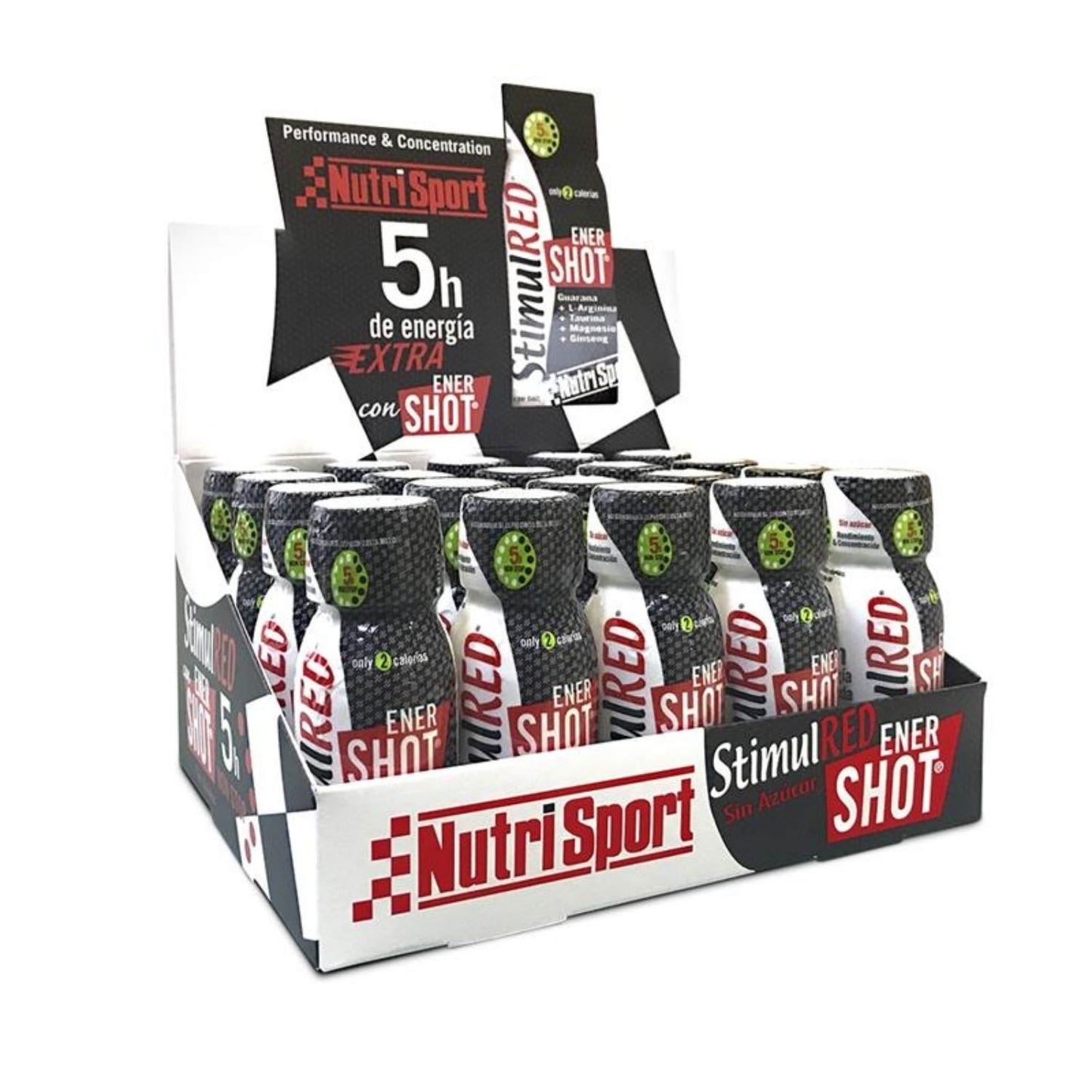 Nutrisport StimulRed Enershot 60ml - Caja 20 uds