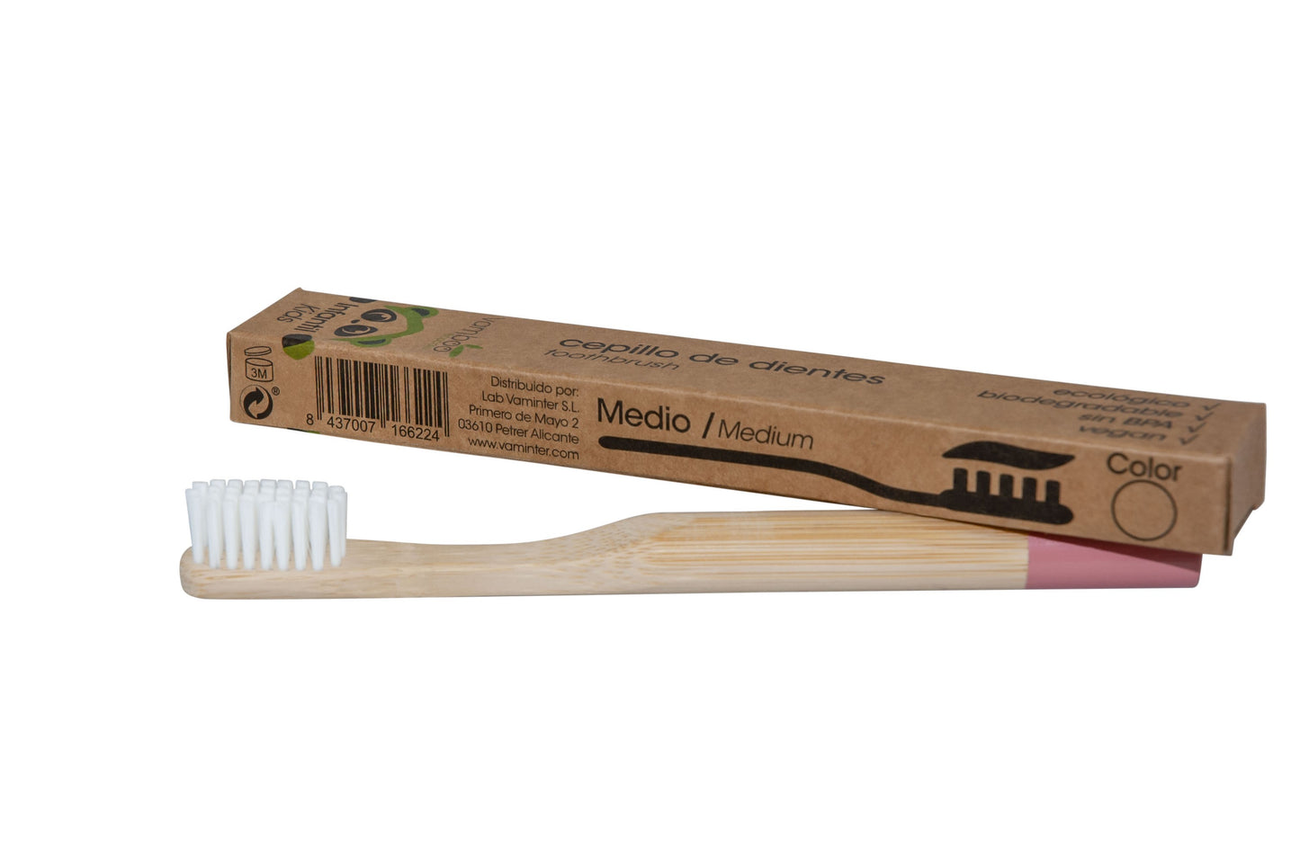 Vamboo Pack 3 Cepillos Infantil 96% biodegradable - Dietexpress