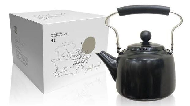 Himalaya TETERA ACERO INOX. BLACK NIGHT 1000ml. - Dietexpress