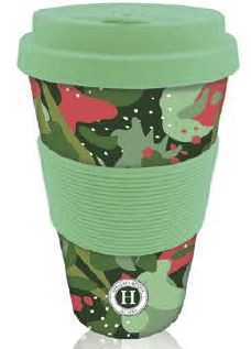 Himalaya TAZA BAMBOO HIMALAYA MUG VERDE 400 ml. - Dietexpress