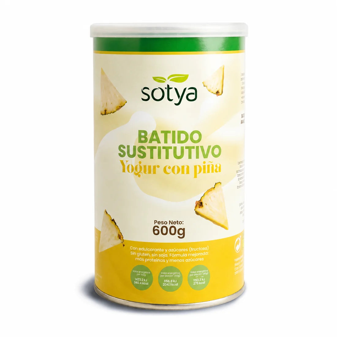 Sotya Batido Sustitutivo Yogur con Piña - 600g