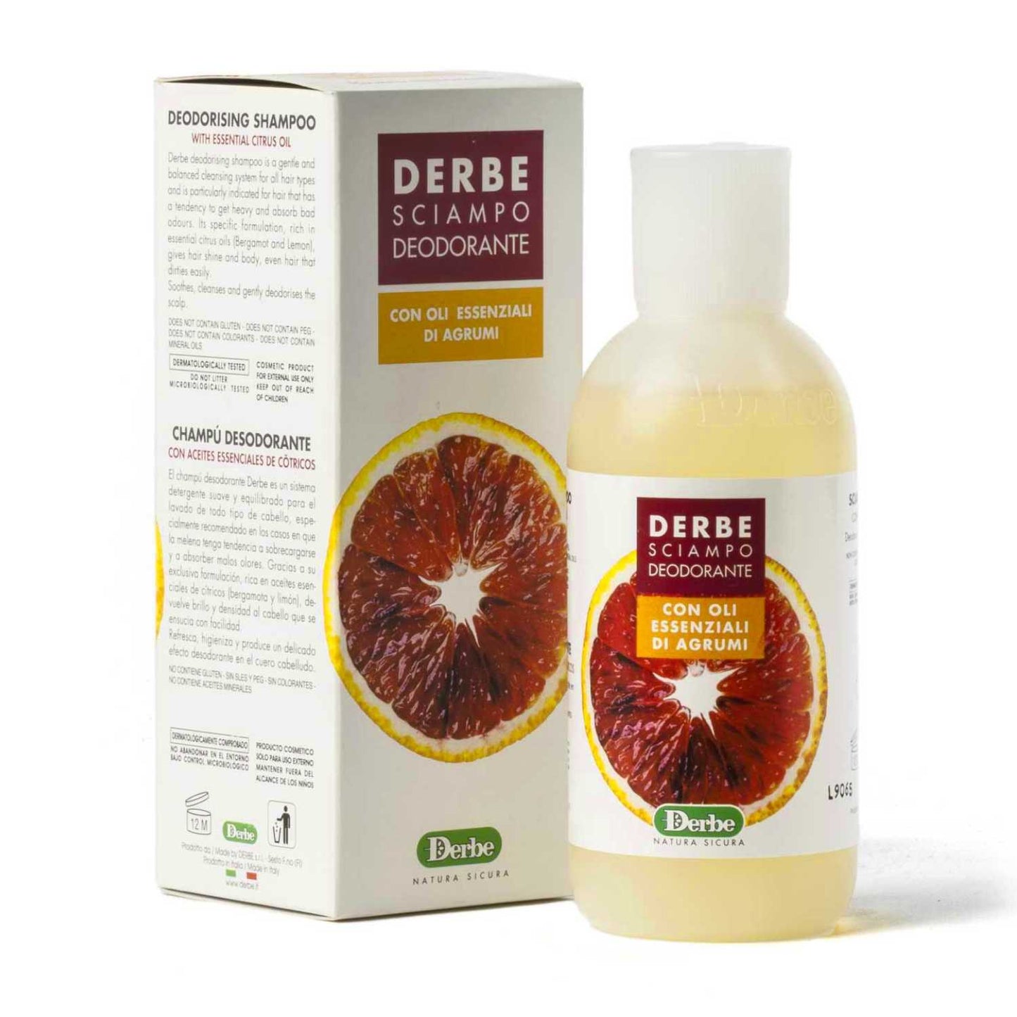 Derbe Champú Desodorante Cítricos - 200ml - Dietexpress
