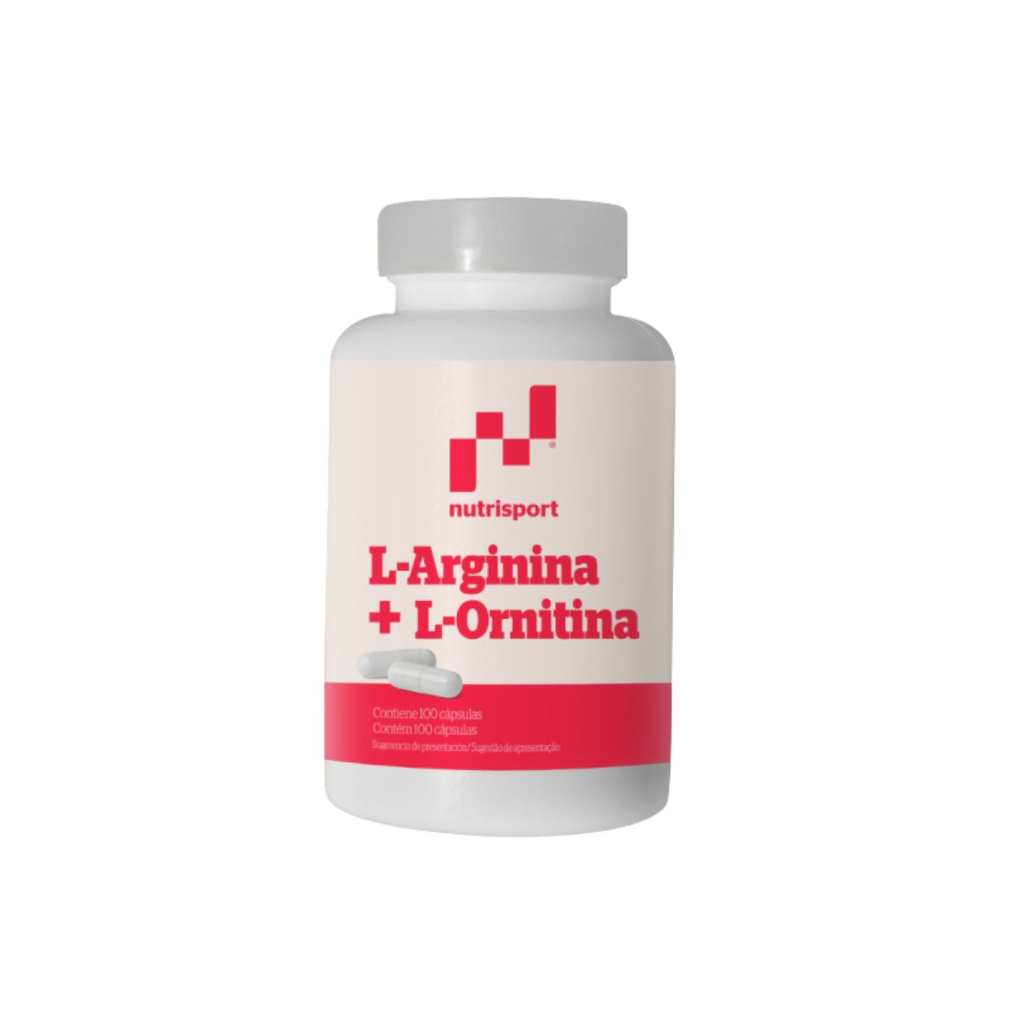 Nutrisport L-Arginina + L-Ornitina - 100 cápsulas