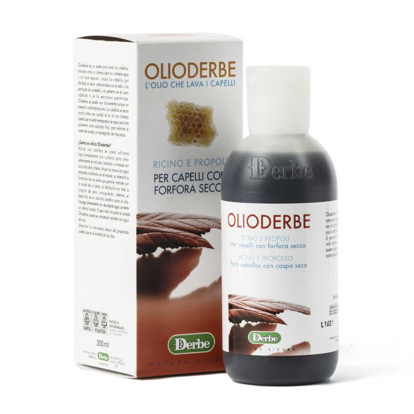 Derbe Olioderbe Propóleo Cabellos Caspa Seca - 200ml - Dietexpress