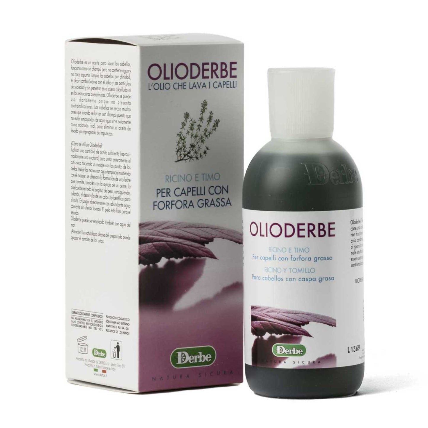 Derbe Olioderbe Tomillo Cabellos Caspa Grasa - 200ml - Dietexpress