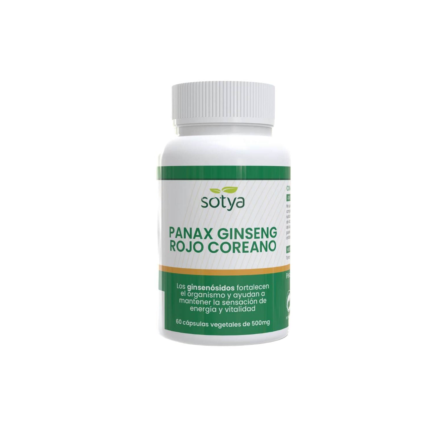 Sotya Panax Ginseng Rojo Coreano - 60 cápsulas