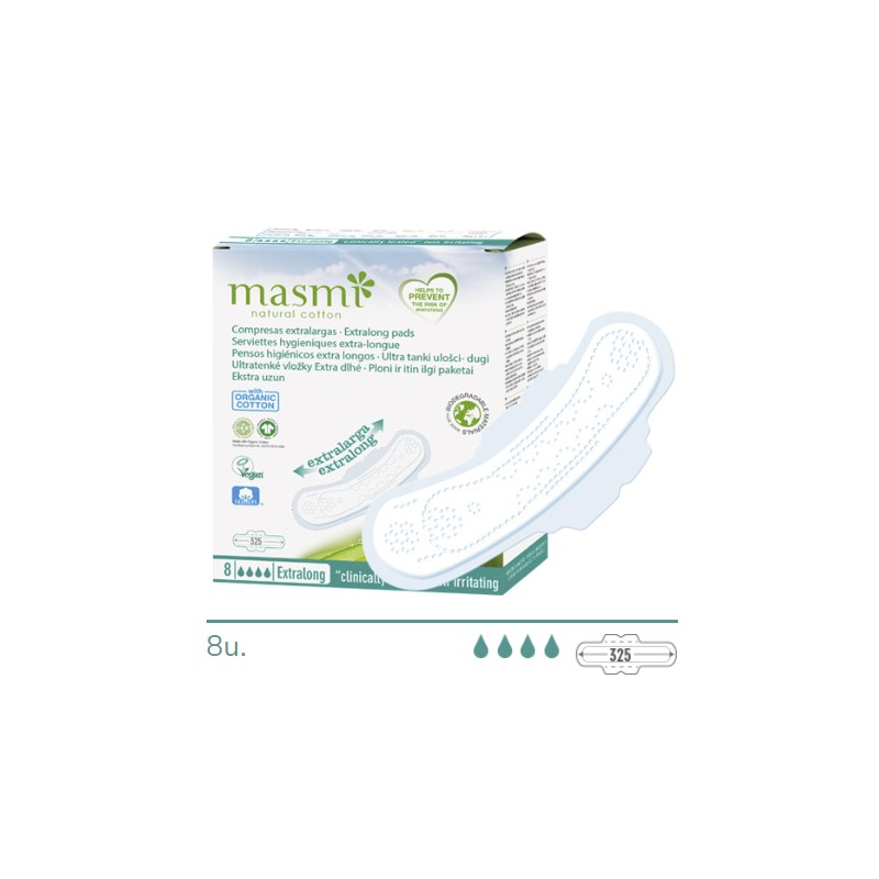 Extra-long Pads - Masmi natural cotton