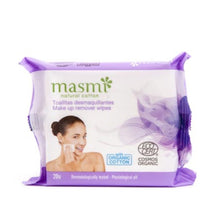 Masmi Toallitas Desmaquillantes Algodón Orgánico - 20 uds - Dietexpress
