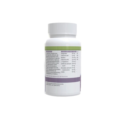 Sotya 5HTP con B6 + Biotina + Mg + Gaba + Rhodiola 620mg - 60 cápsulas