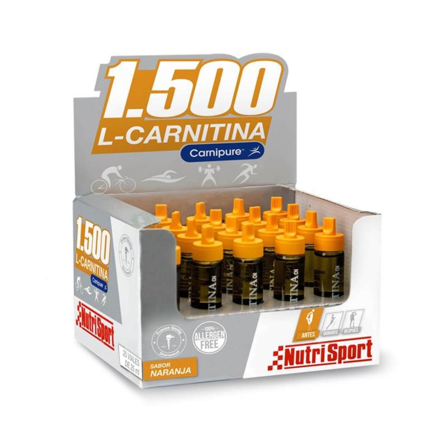 Nutrisport L-Carnitina 1500 25ml- Caja 20 uds