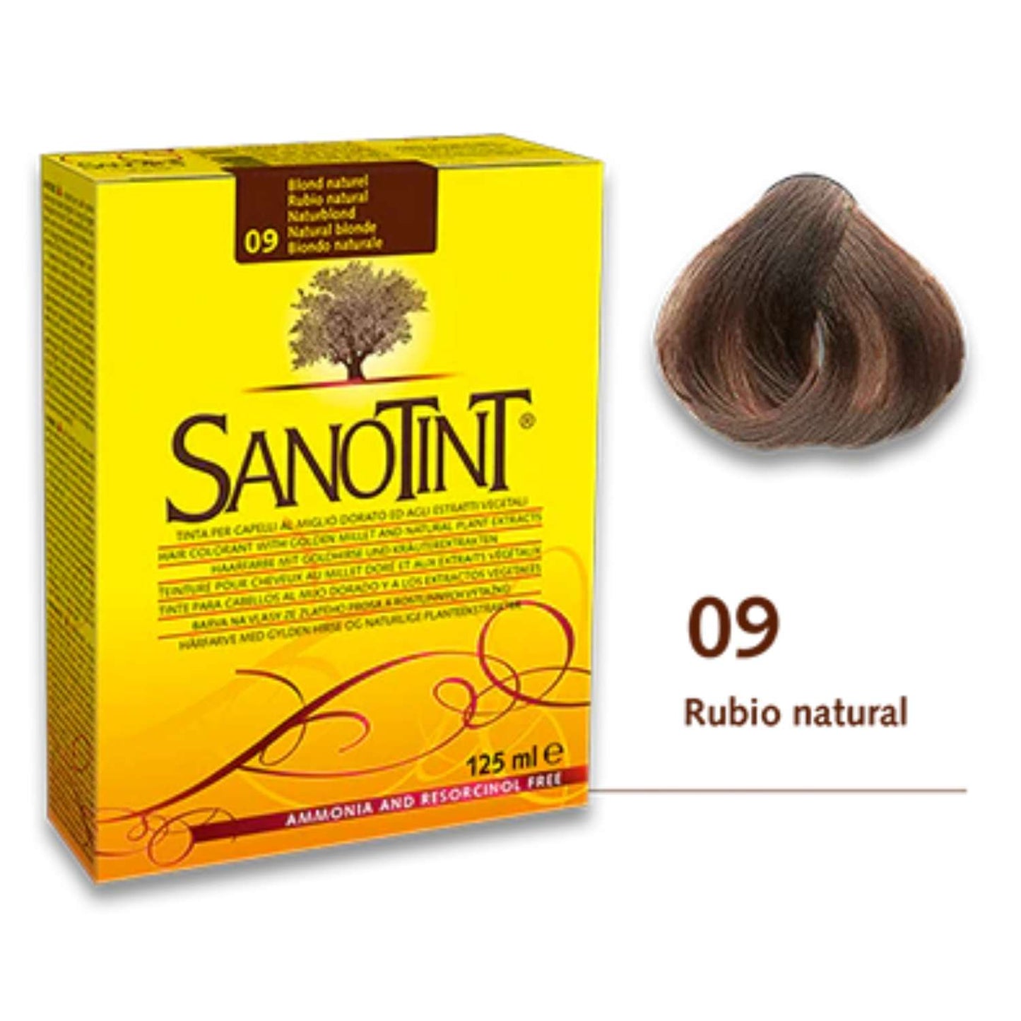 Sanotint Classic 09 Rubio Natural - 125ml