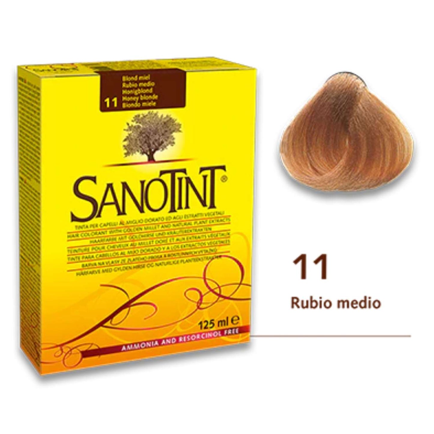 Sanotint Classic 11 Rubio Medio - 125ml