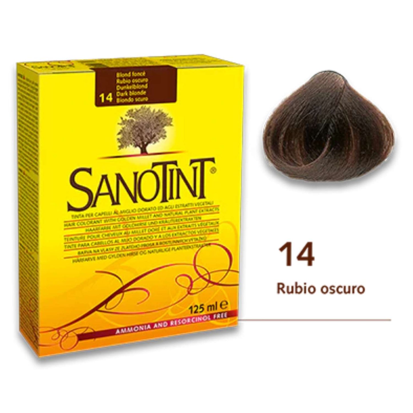 Sanotint Classic 14 Rubio Oscuro - 125ml