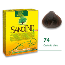Sanotint Sensitive 74 Castaño Claro - 125ml