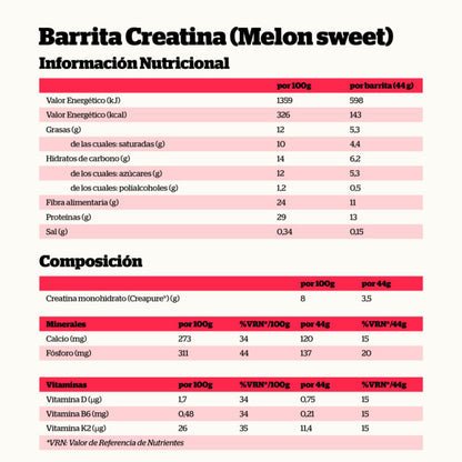 Nutrisport Barrita Creatina Creapure® y Proteína - Caja 18 uds