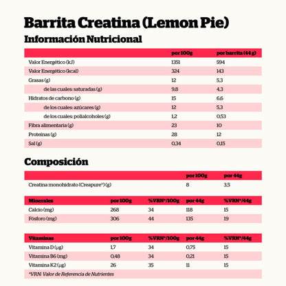 Nutrisport Barrita Creatina Creapure® y Proteína - Caja 18 uds