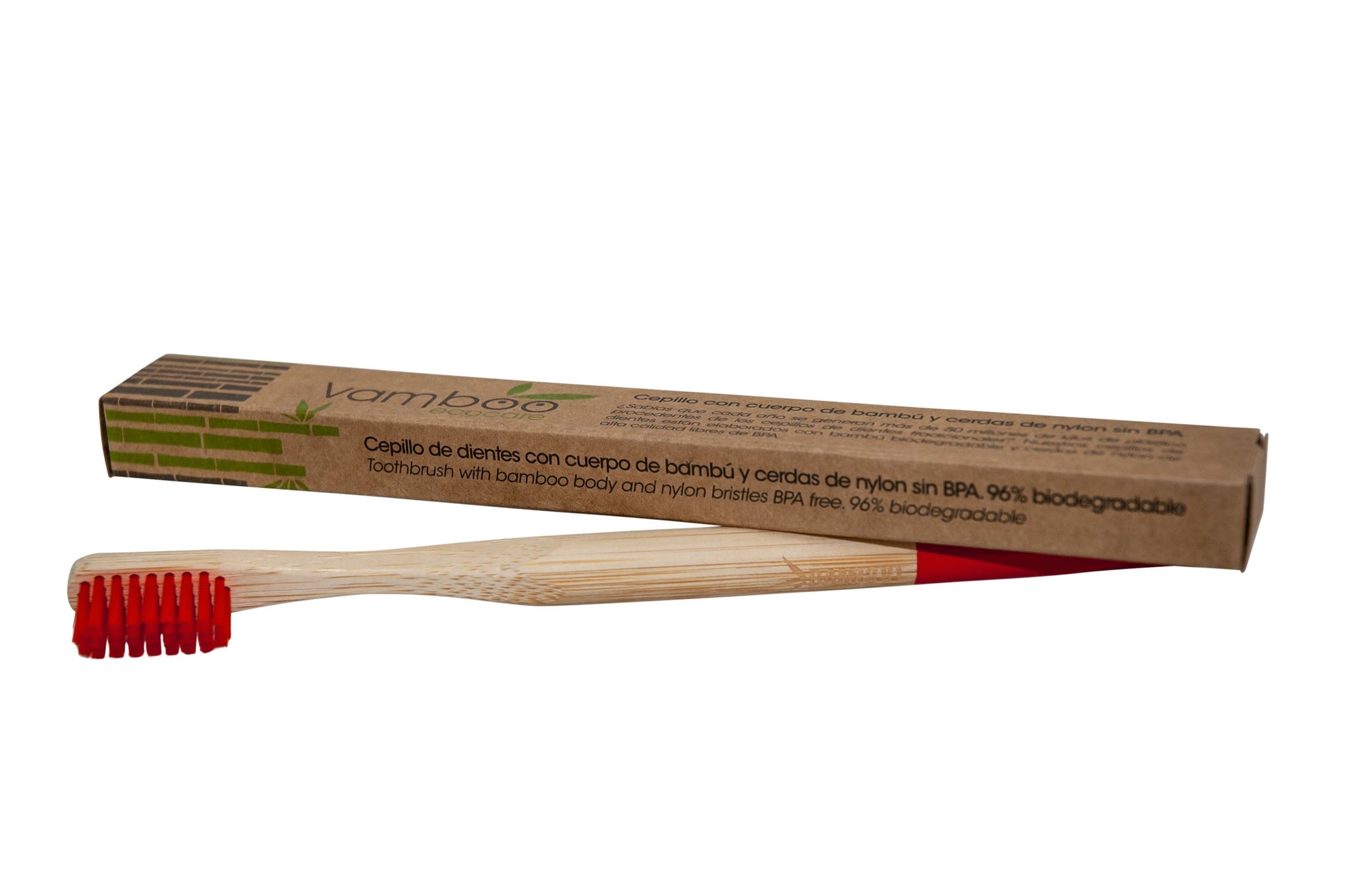 Vamboo Pack 3 Cepillos Adulto Vamboo 96% biodegradable - Dietexpress