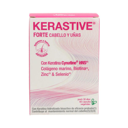 Kerastive Forte Cabello y Uñas Cynatine - 60 cápsulas