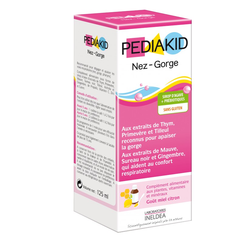 PEDIAKID® Nariz-garganta - 125ml - Dietexpress