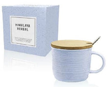 Himalaya TAZA PUNTINI CELESTE CON CUCHARILLA 300 ml. - Dietexpress