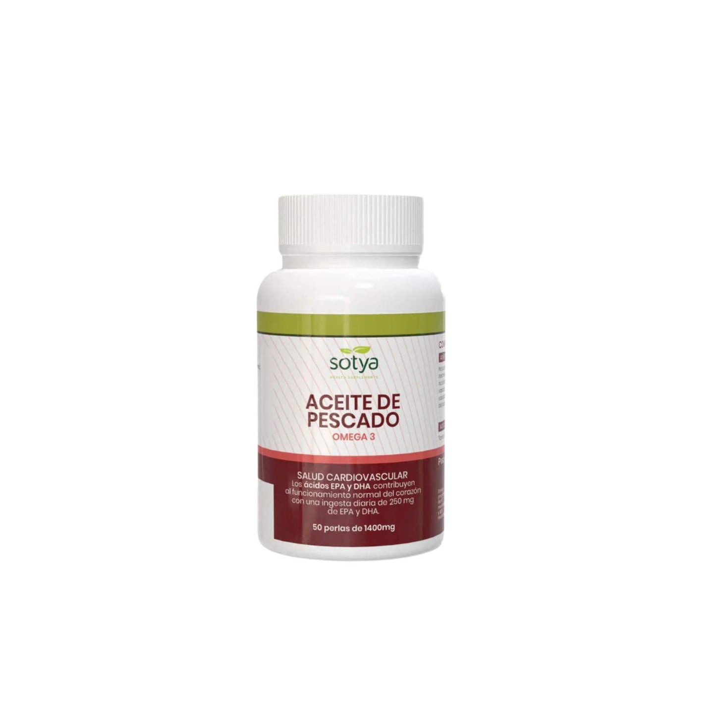 Sotya Aceite de Pescado Omega 3 1400mg - 50 perlas