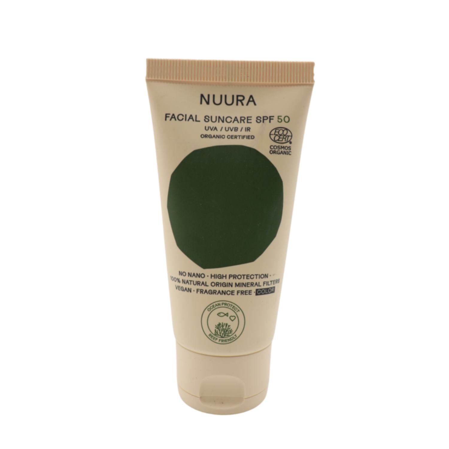 Nuura Crema Solar Facial Color SPF50 - 50ml