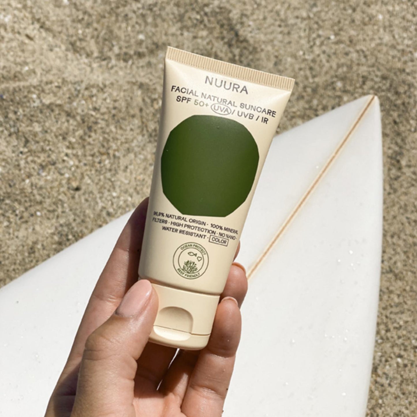 Nuura Crema Solar Facial Color SPF50 - 50ml