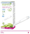 Masmi Tampones Aplicador Light Algodón Ecológico - 18 uds - Dietexpress