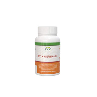 Sotya Vitamina B12 + Hierro + C 510mg - 60 cápsulas