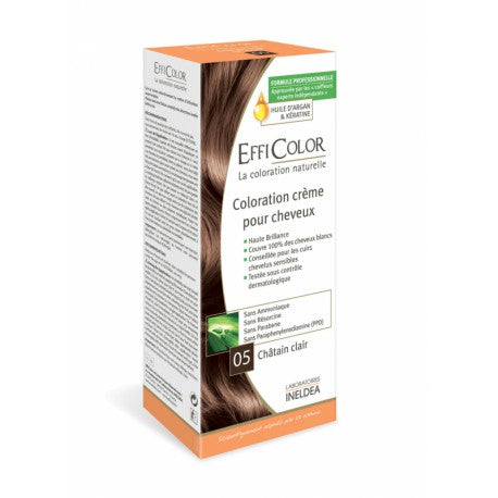 Crema Coloración EffiColor® 05-Castaño Claro - Dietexpress