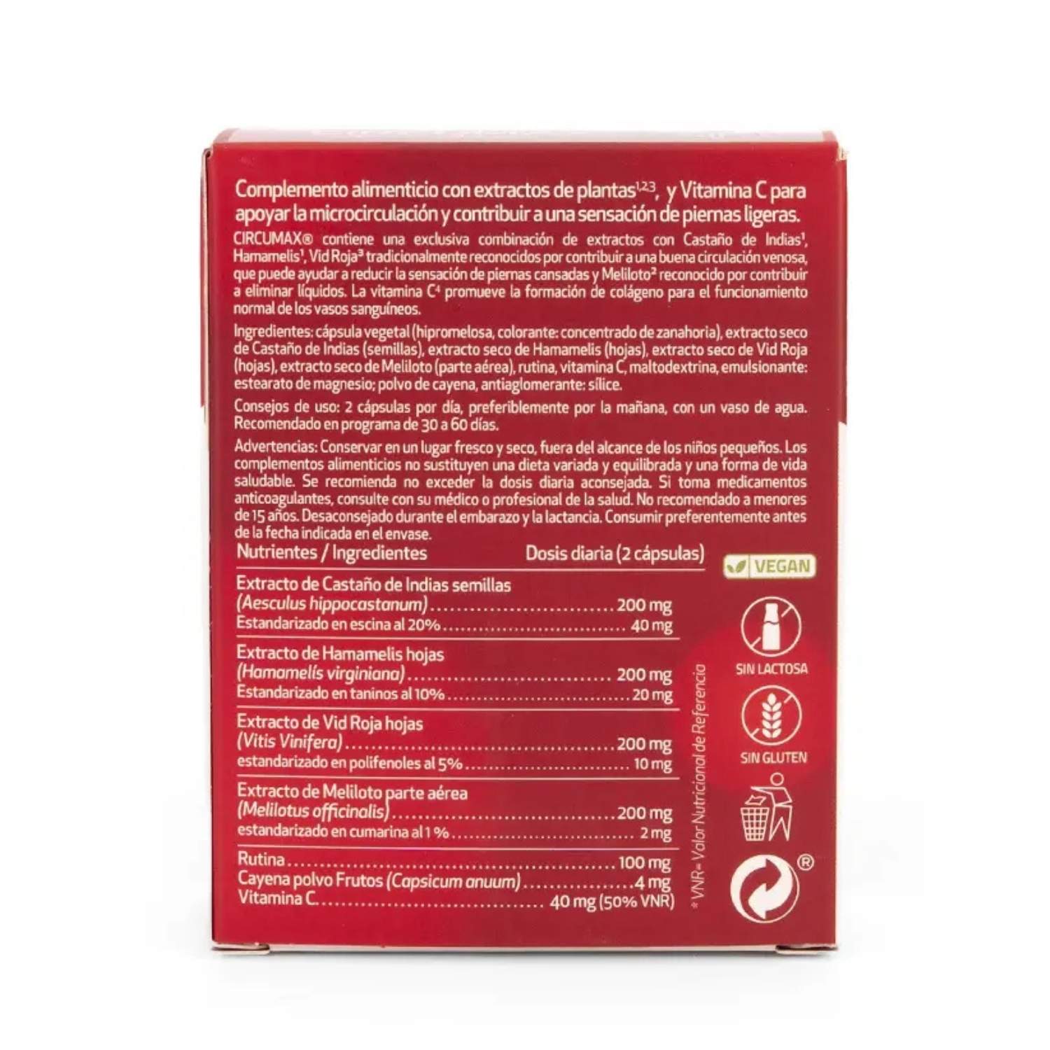 Circumax - 60 cápsulas - Dietexpress