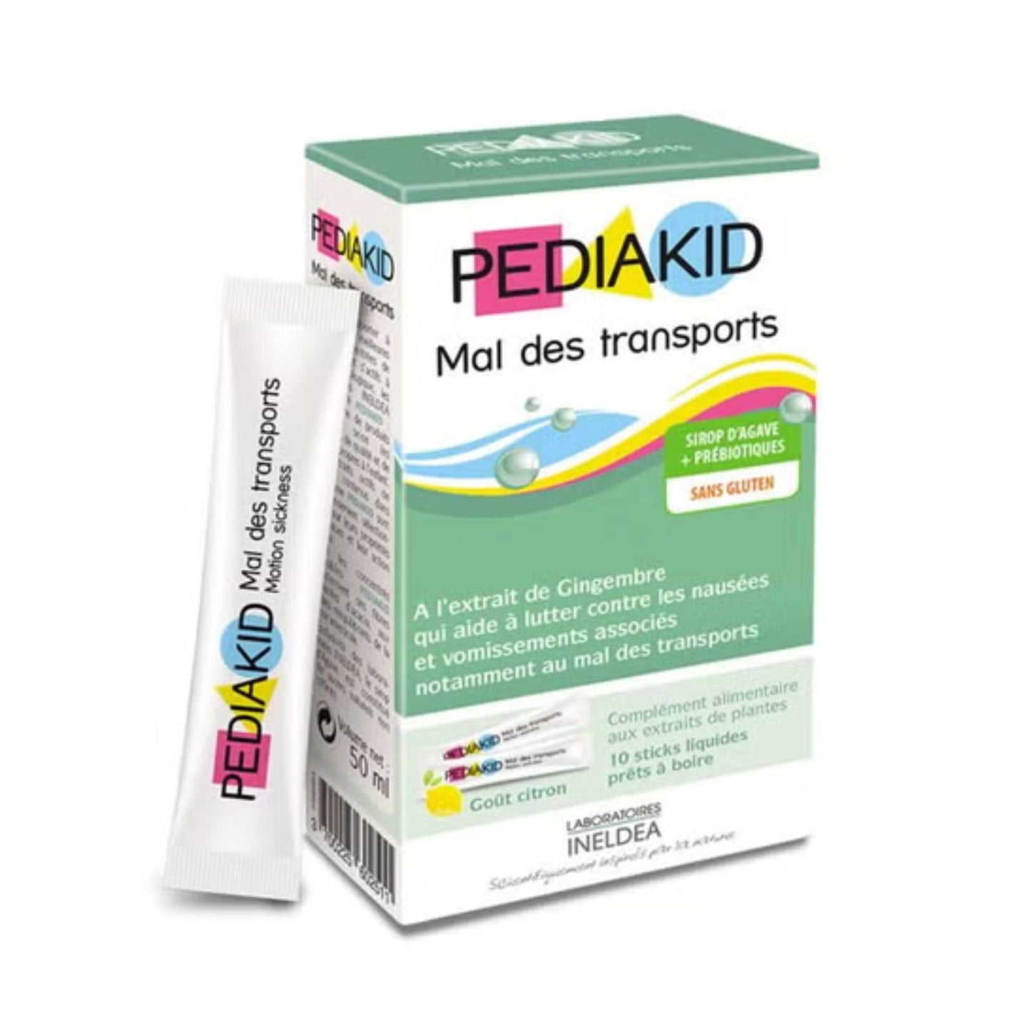 PEDIAKID® Mal de transporte Sticks - 10x5ml
