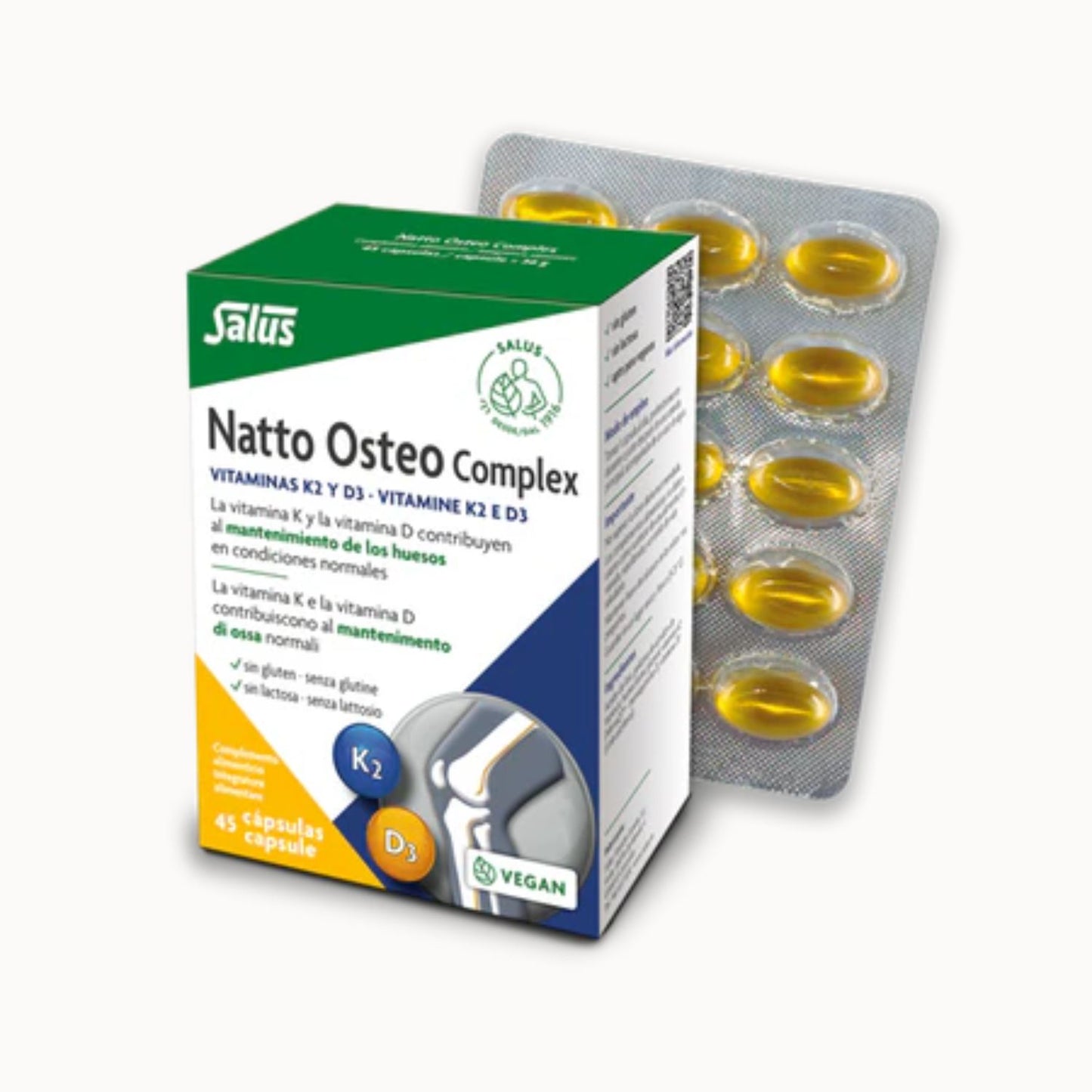 Salus Natto Osteo Complex - 45 cápsulas