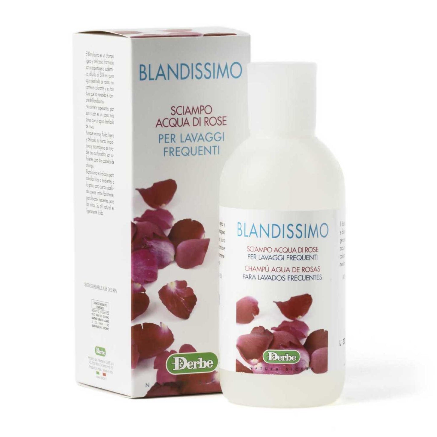 Derbe Champú Agua de Rosas Blandissimo - 200ml - Dietexpress