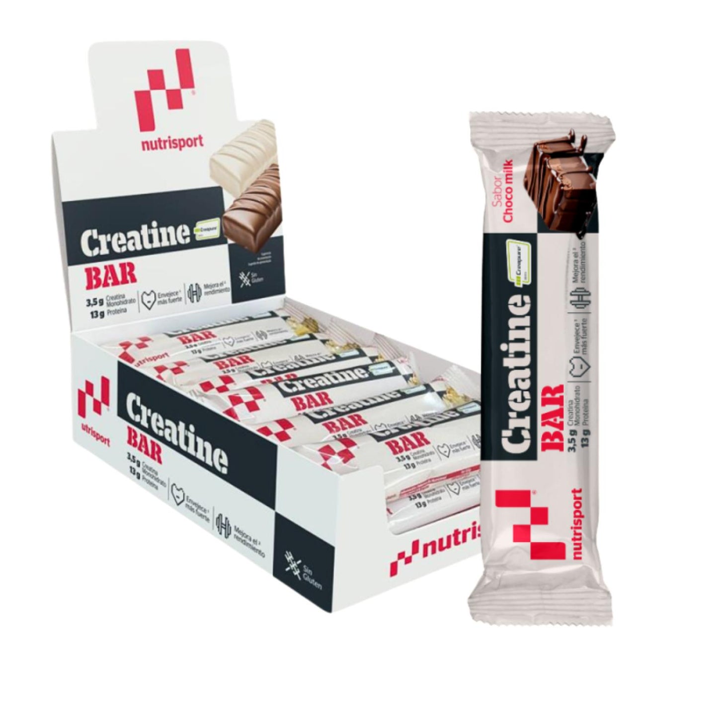 Barritas de creatina Nutrisport chocomilk
