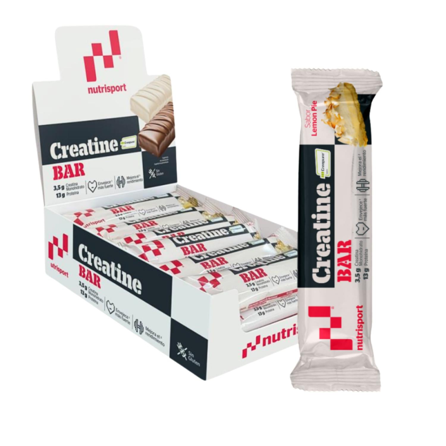 Barritas de creatina Nutrisport lemon pie