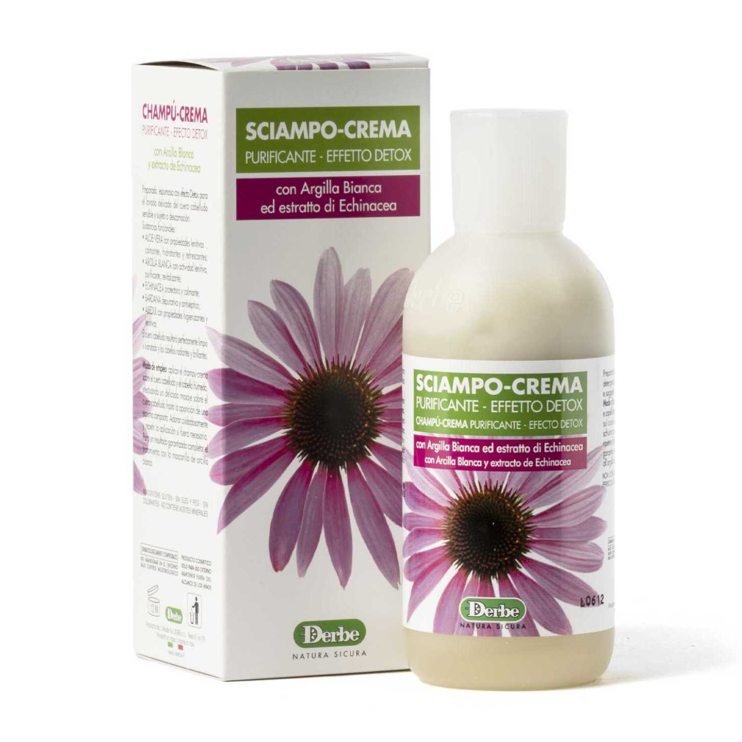 Derbe Champú Crema Purificante Detox - 200ml - Dietexpress
