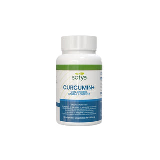 Sotya Curcumin con Jengibre Canela y Pimienta - 60 cápsulas