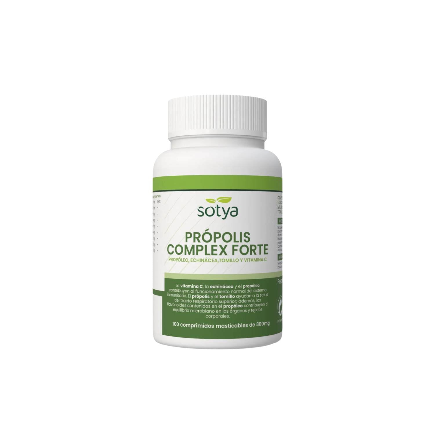 Sotya Própolis Complex Forte 800mg - 100 comprimidos masticables